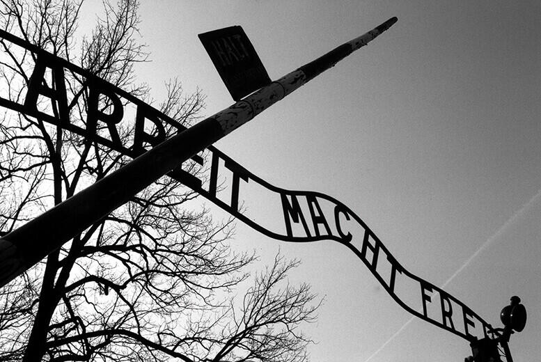 Bild von der Seite „Auschwitz“